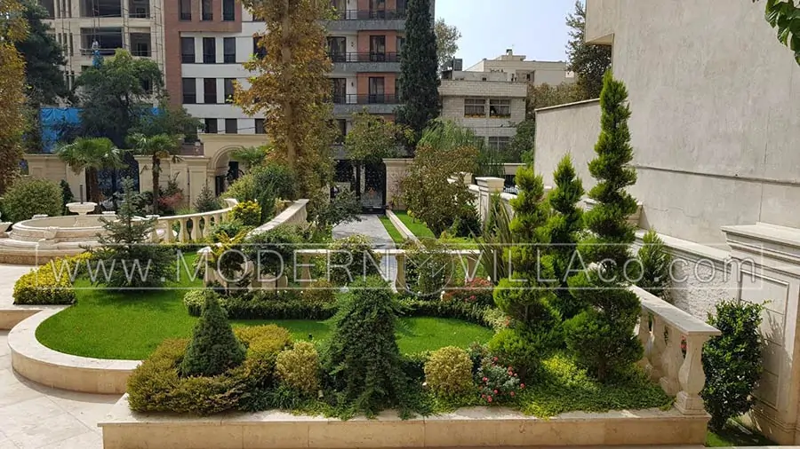 هزینه محوطه سازی باغ ویلا