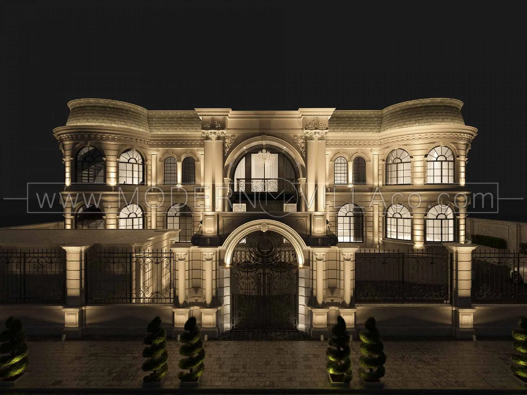 طراحی ویلا در باغستان