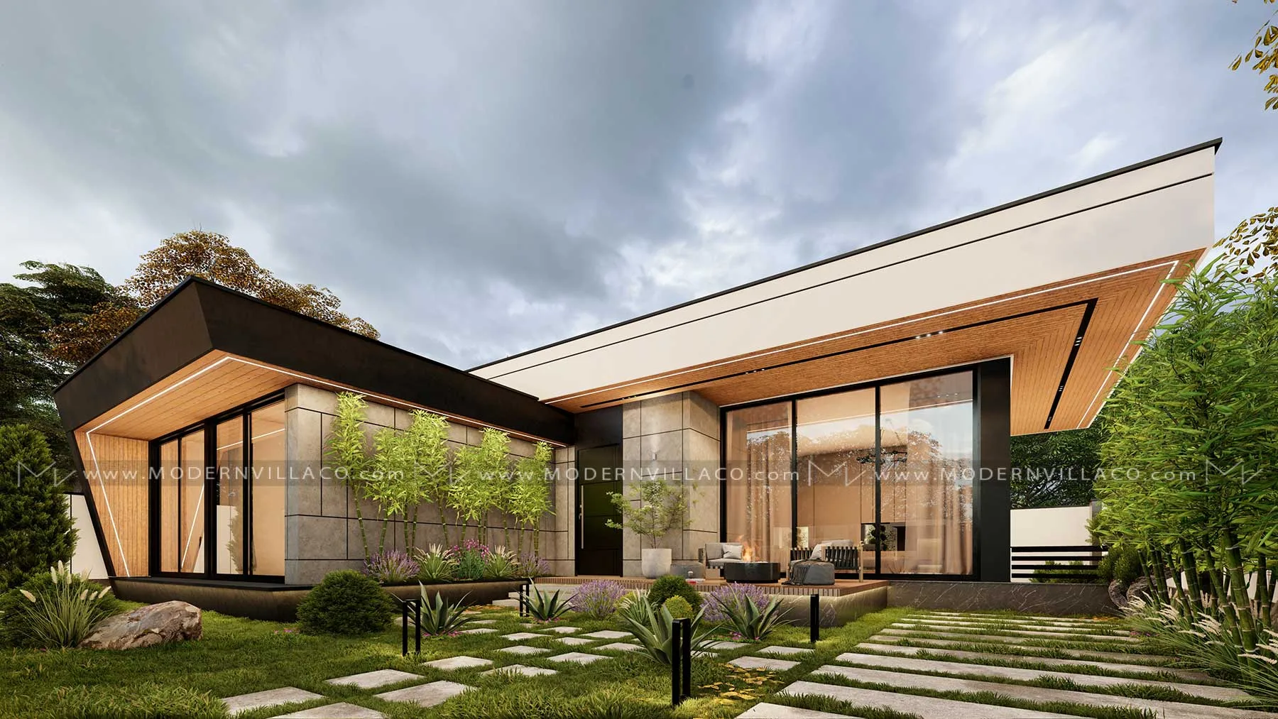 طراحی ویلای دوبلکس درهشتگرد، روستای نمکلان