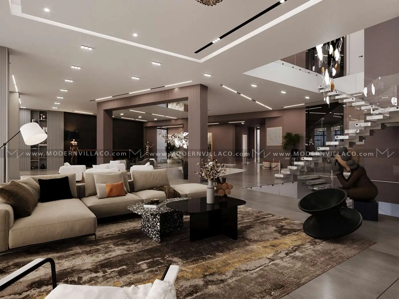 طراحی ویلای تریپلکس دردماوند -هشت