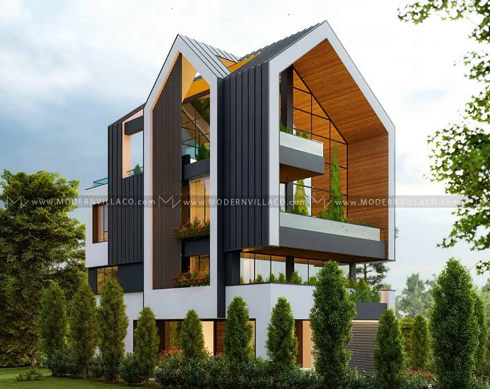 طراحی ویلا در مناطق سردسیر و کوهستانی