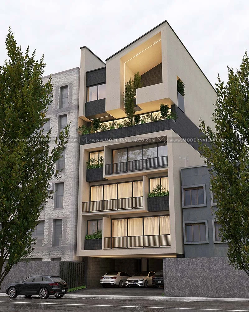 Rasht_apartment_facade